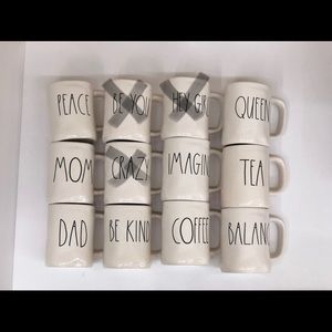 Rae Dunn LL Coffee Mug Queen and Be Kind Mug Set